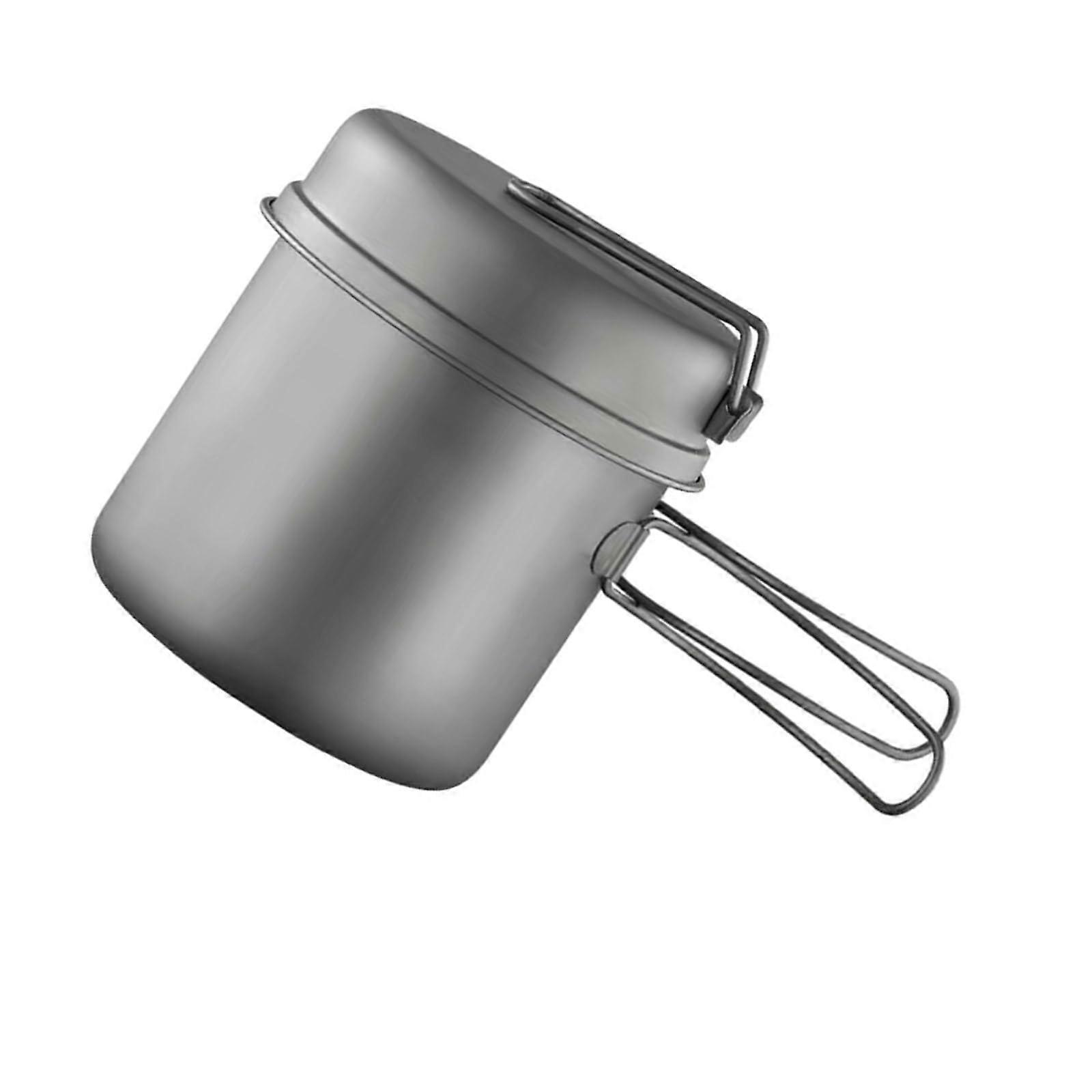 Foldable handle camping cookware, outdoor cooking pots, frying pan utensils, camping kitchenware, tableware, easy to clean Ref: 8511