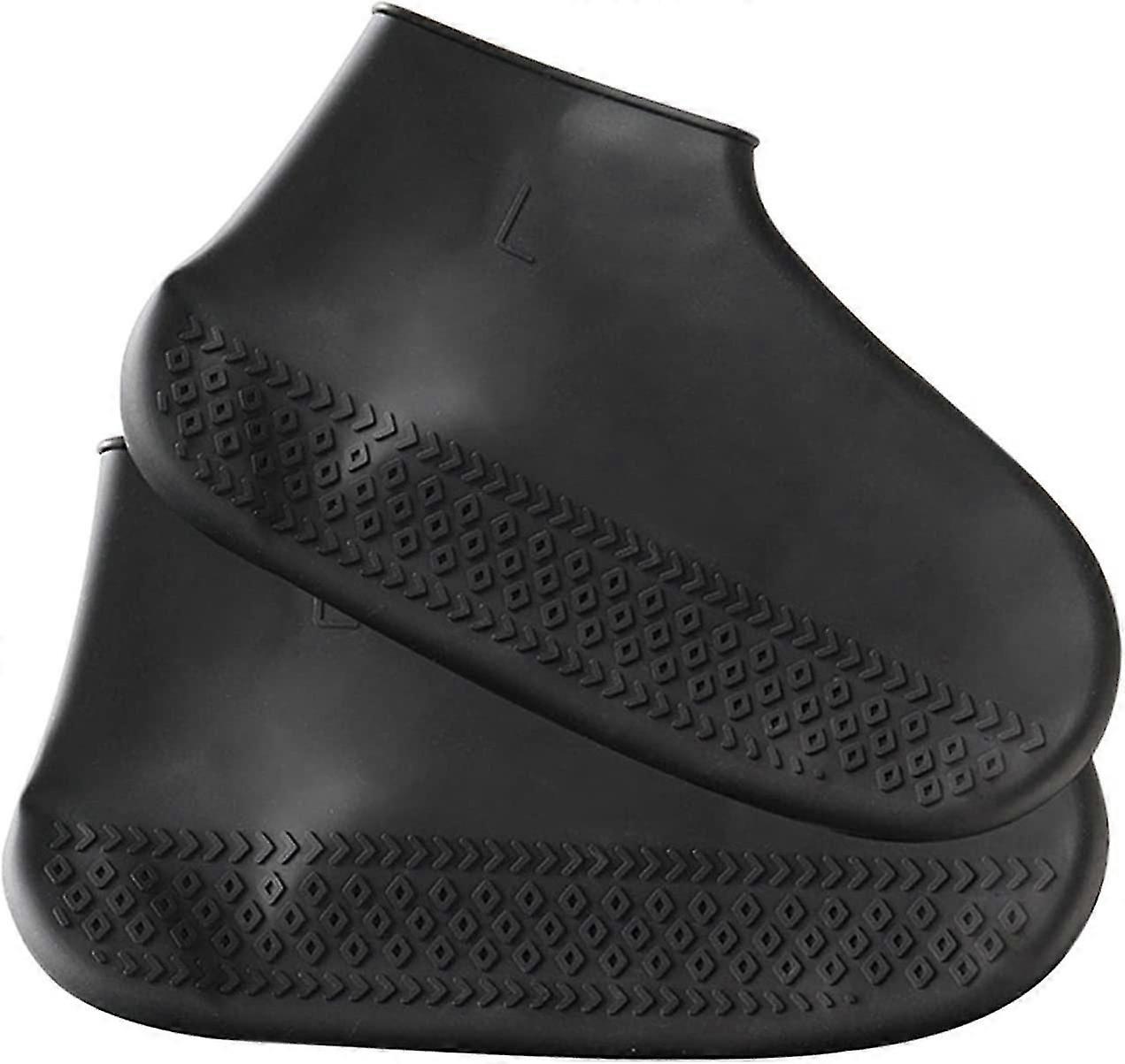 أغطية أحذية المطر سيليكون | غطاء حذاء المطر القابل للطي | أحذية السلامة وأغطية التمهيد أحذية مقاومة للانزلاق مقاومة للماء