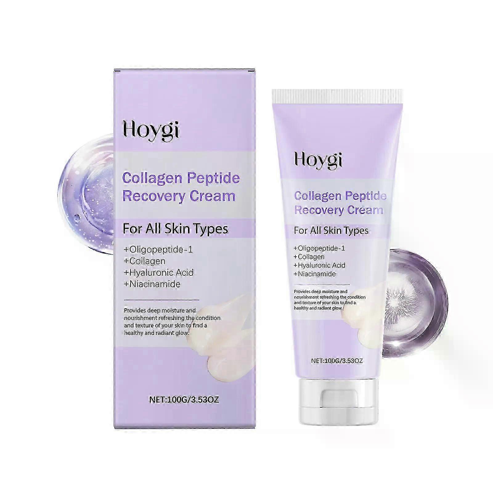 コラーゲンペプチドリカバリークリームコラーゲンペプチドとナイアシンアミド、引き締めとアンチエイジングクリームを含むフェイスモイスチャライザー