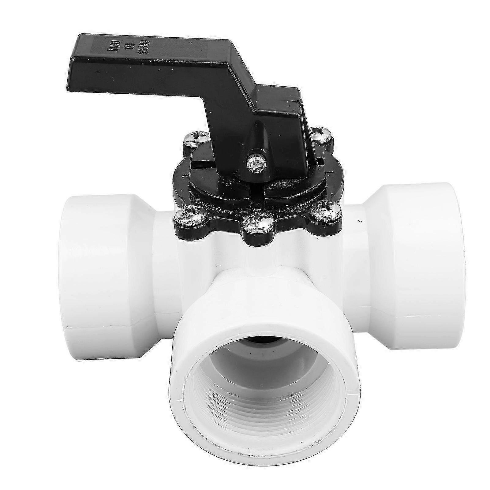 3 Way Diverter Valve - Female G11/2in Female Thread Plastic Replacement Part for a Certain Brand Swimming Pool Spa, Efficient Water Control