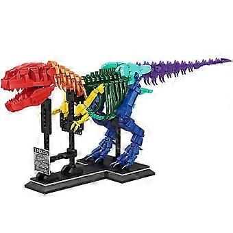 Jurassic Dinosauri Building Blocks Indominus Rex Fai Da Te Tyrannosaurus Action Figure Modelli Bambini Giocattoli
