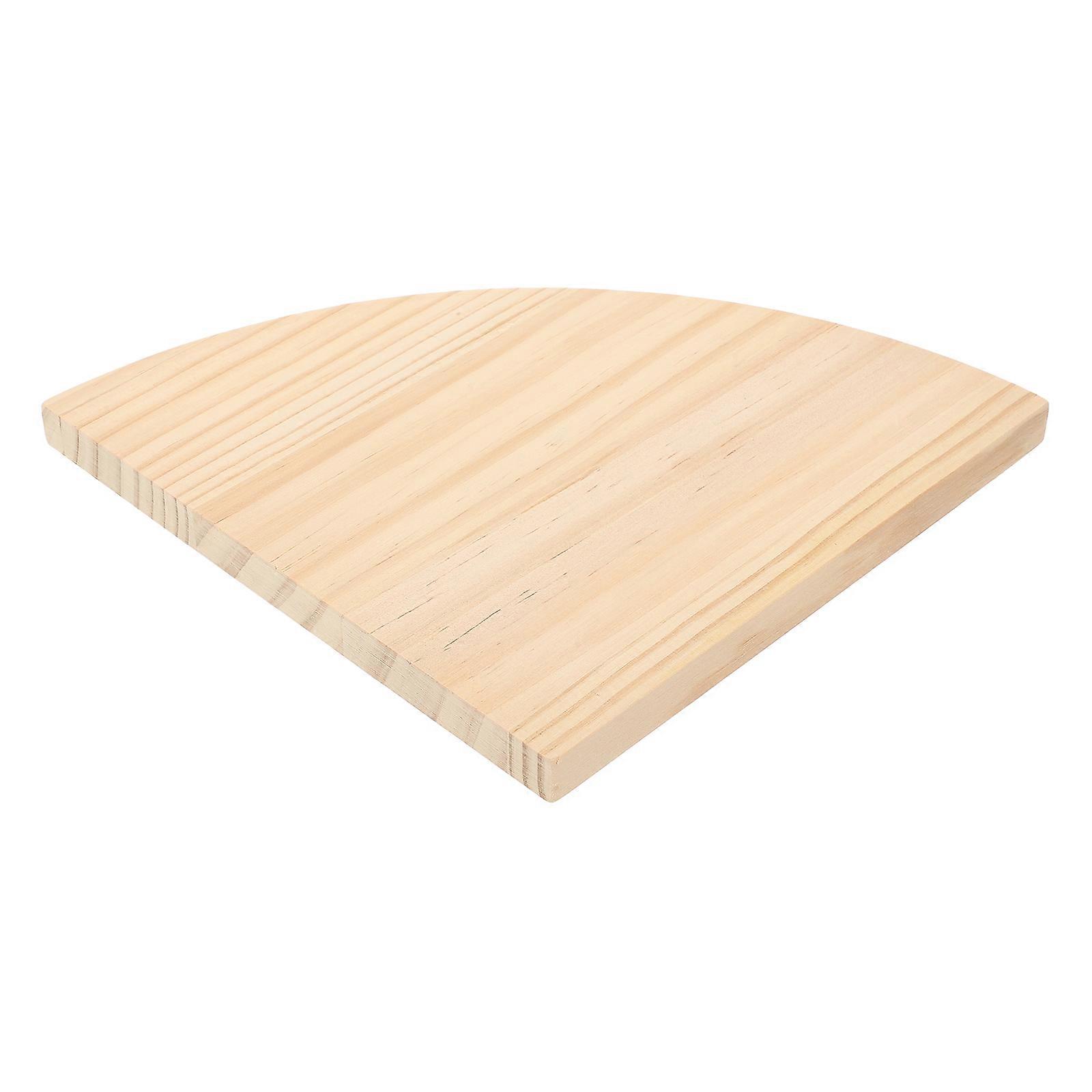 Floating Shelf Wall-mounted Shelf Rustic Wood Shelf Simple Design For Living Room Home Organization 7.9×7.9×0.6in 1Piece