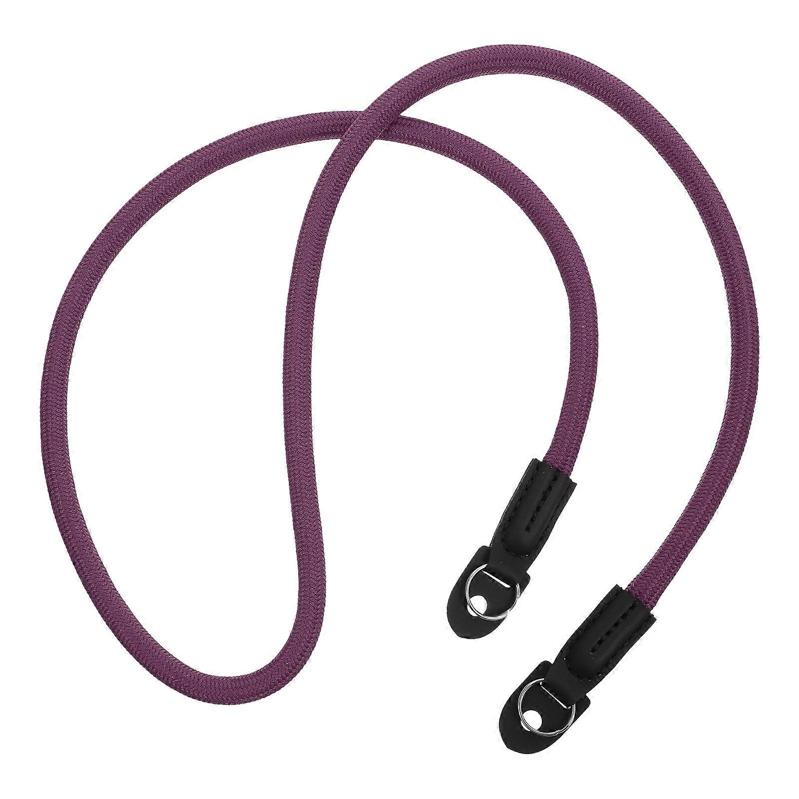 Camera Strap, Mountaineering Shoulder Strap for DSLR, Microfiber Travel Neck Strap, Multifunction Single Shoulder Strap – Purple