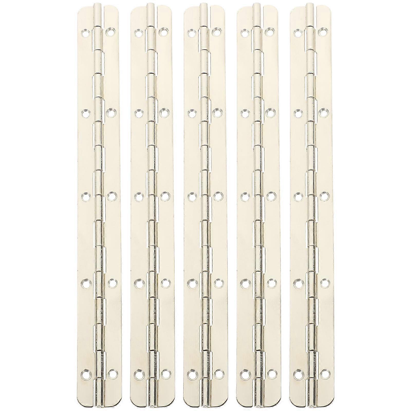 5pcs Heavy Duty Continuous Hinge for Jewelry Boxes, Cabinets, and Storage Boxes