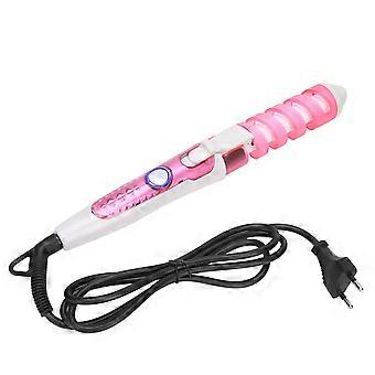 Electric Hair Curling Wand Spiral Hair Curler Curling Iron Hairstyling Tool 110?240VEU PlugYMMR)