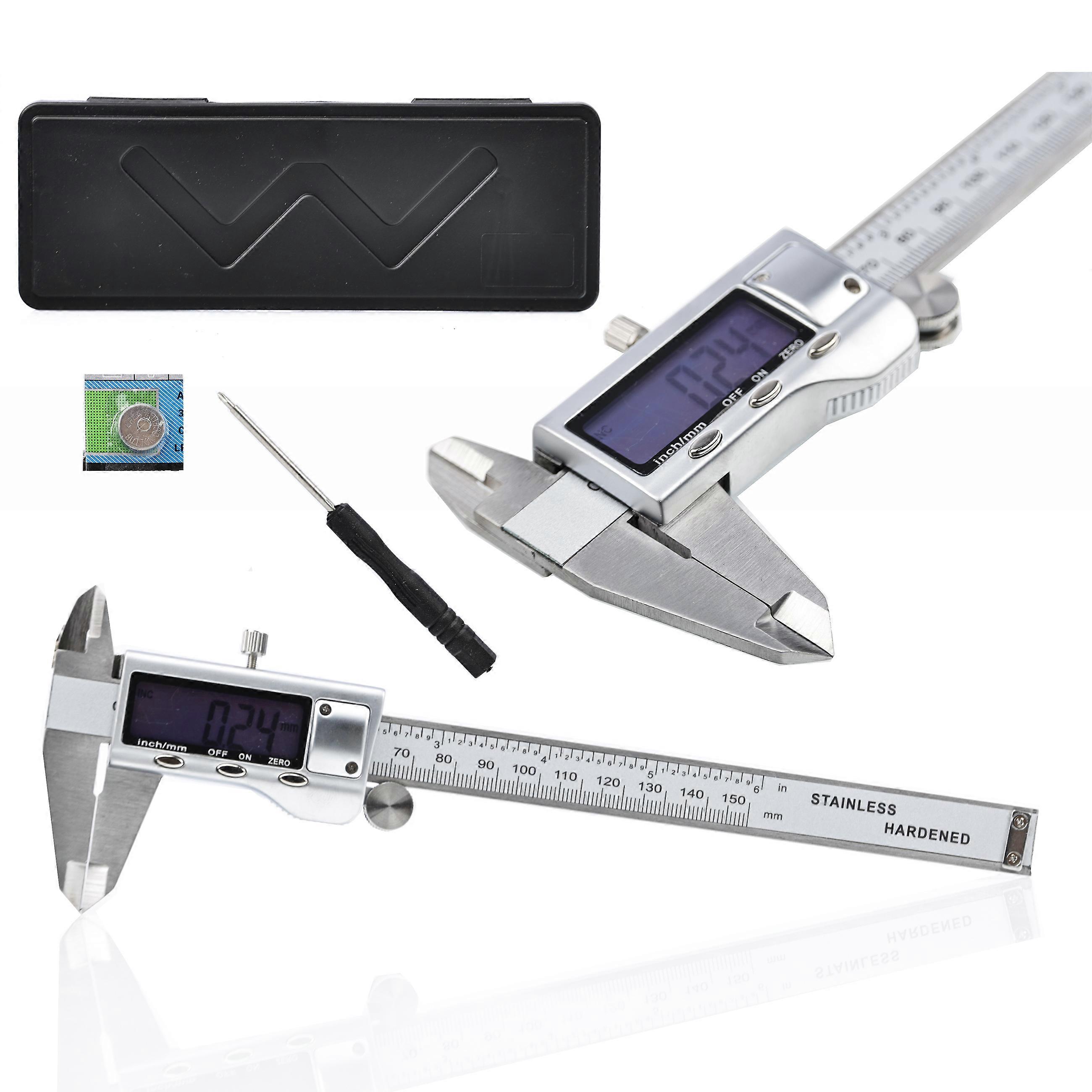 Rosfix Electronic Caliper 150 mm – High Accuracy 0.01 mm | Set with case