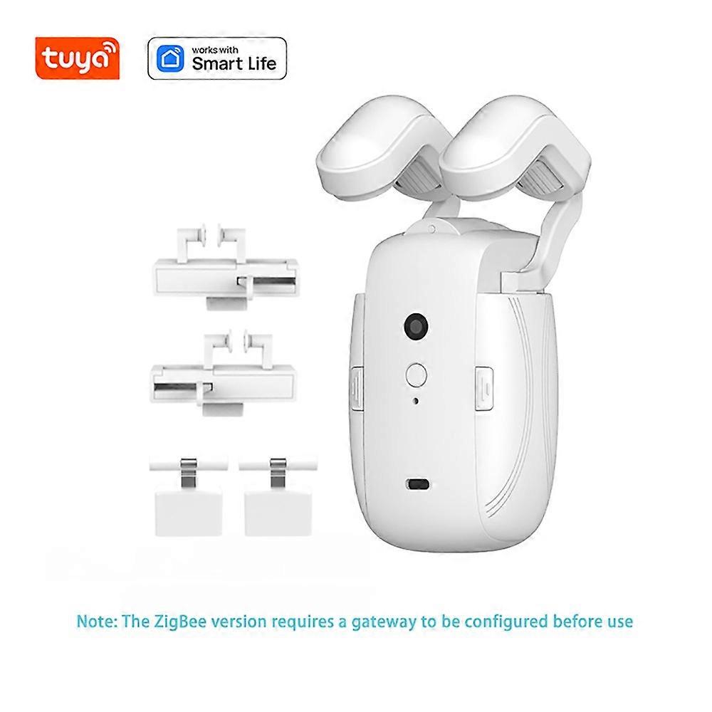 INF Smart Moteur de rideau électrique ZigBee Ouverture unique trois en un