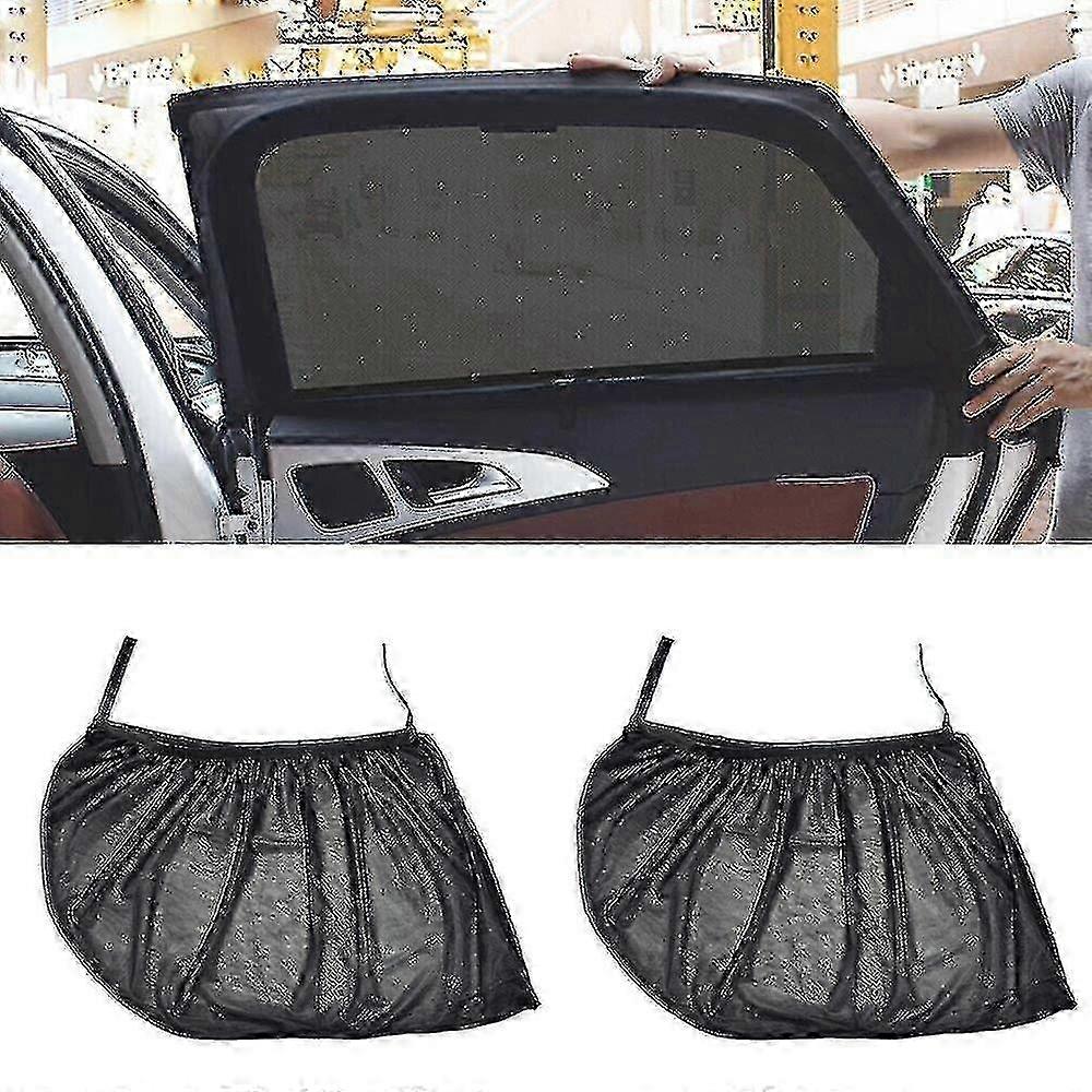1 Pair Universal Car Sunshade Net Mosquito UV Protector for Certain Brands