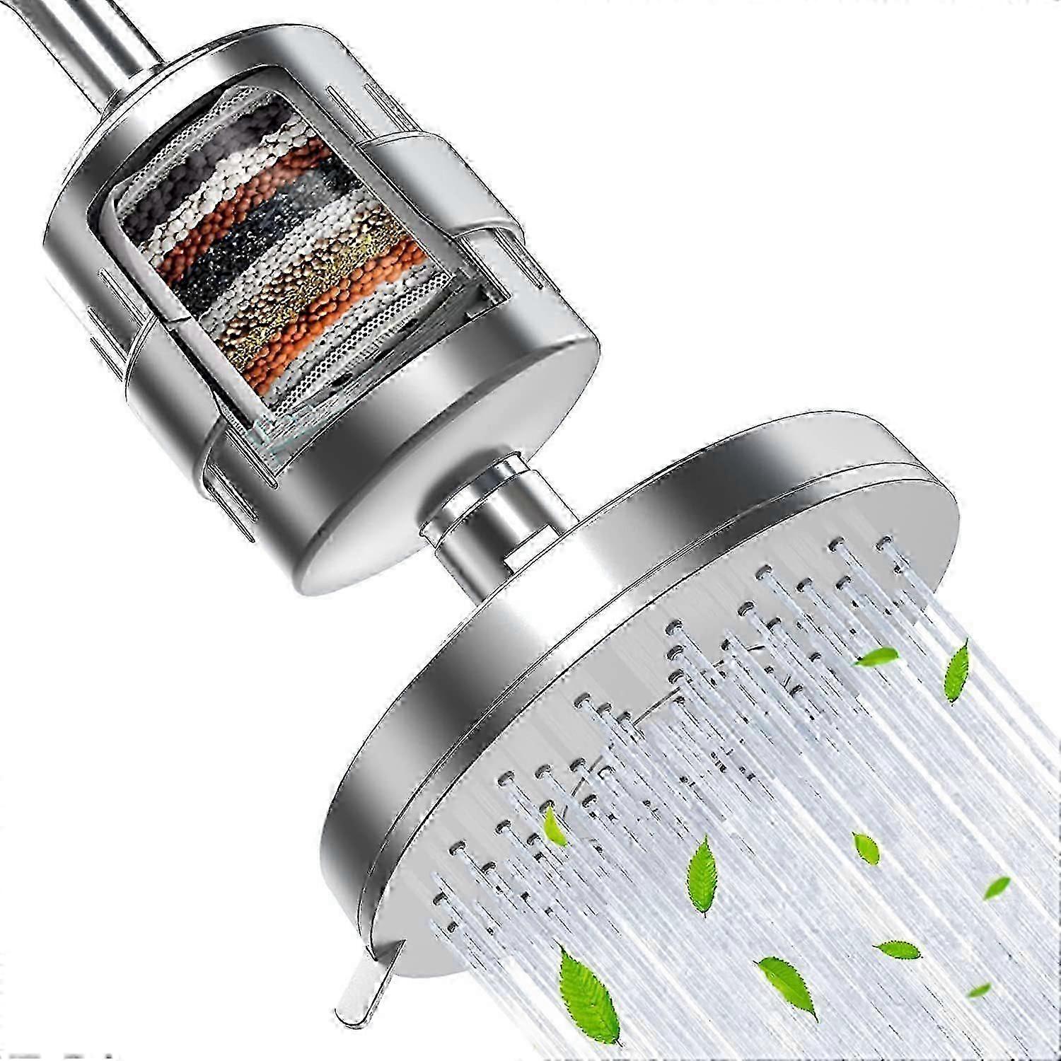Filtered Shower Head, 20age Shower Filter Cartridge For Hard Water, 3 Shower Modes, 360 Adjustable, High Pressure, Easy Installation Sz