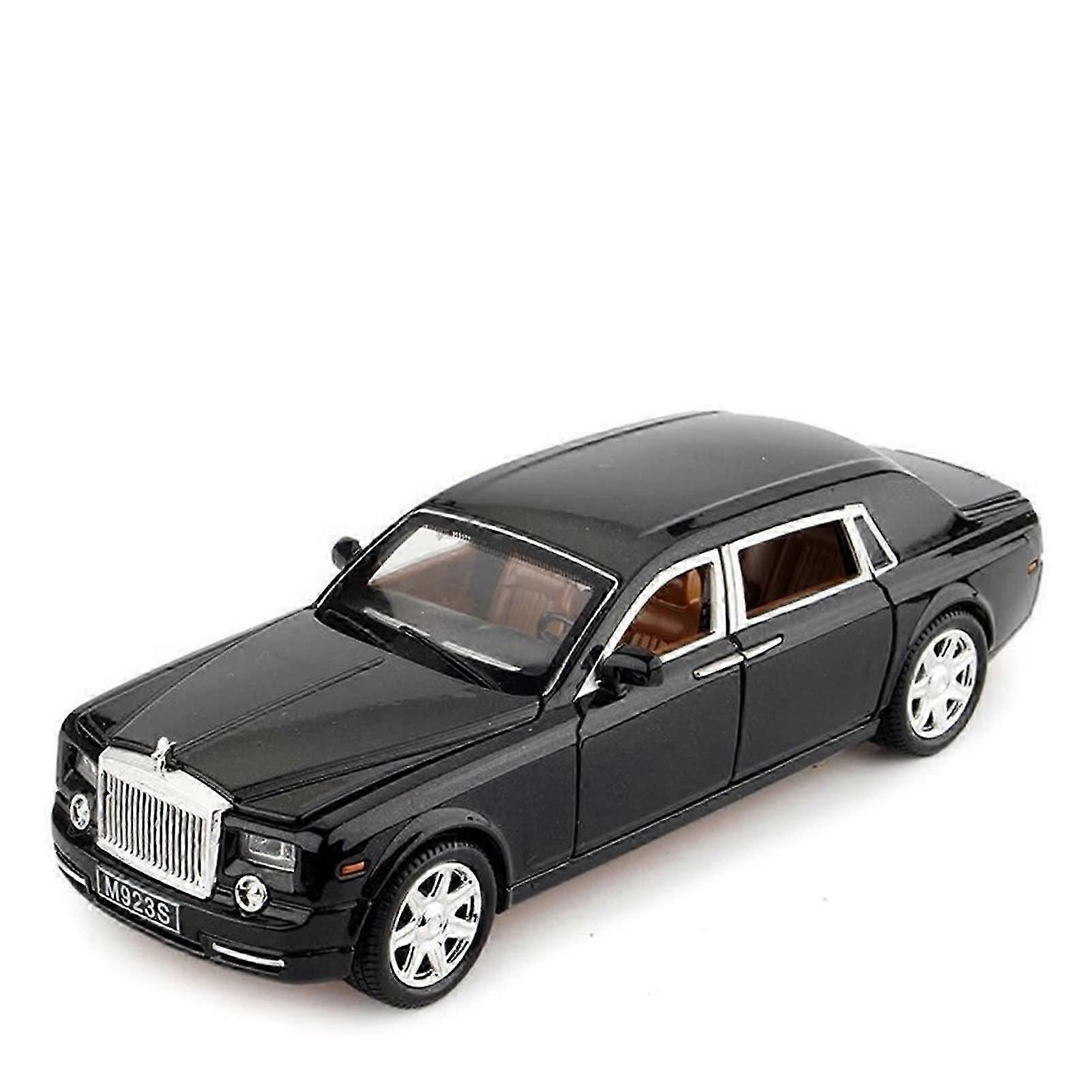 1 24 For RollsRoyce Phantom Extended Diecast Alloy Six Door Model Toy Gift Collection Diecast Vehicle Model (A)