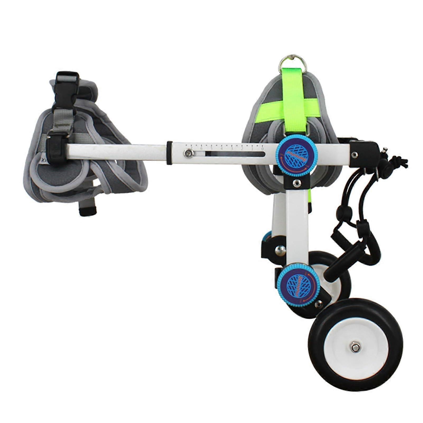 Dog Wheelchair Walking Aid Set, Adjustable Rehabilitation Cart for Pets (Size S)