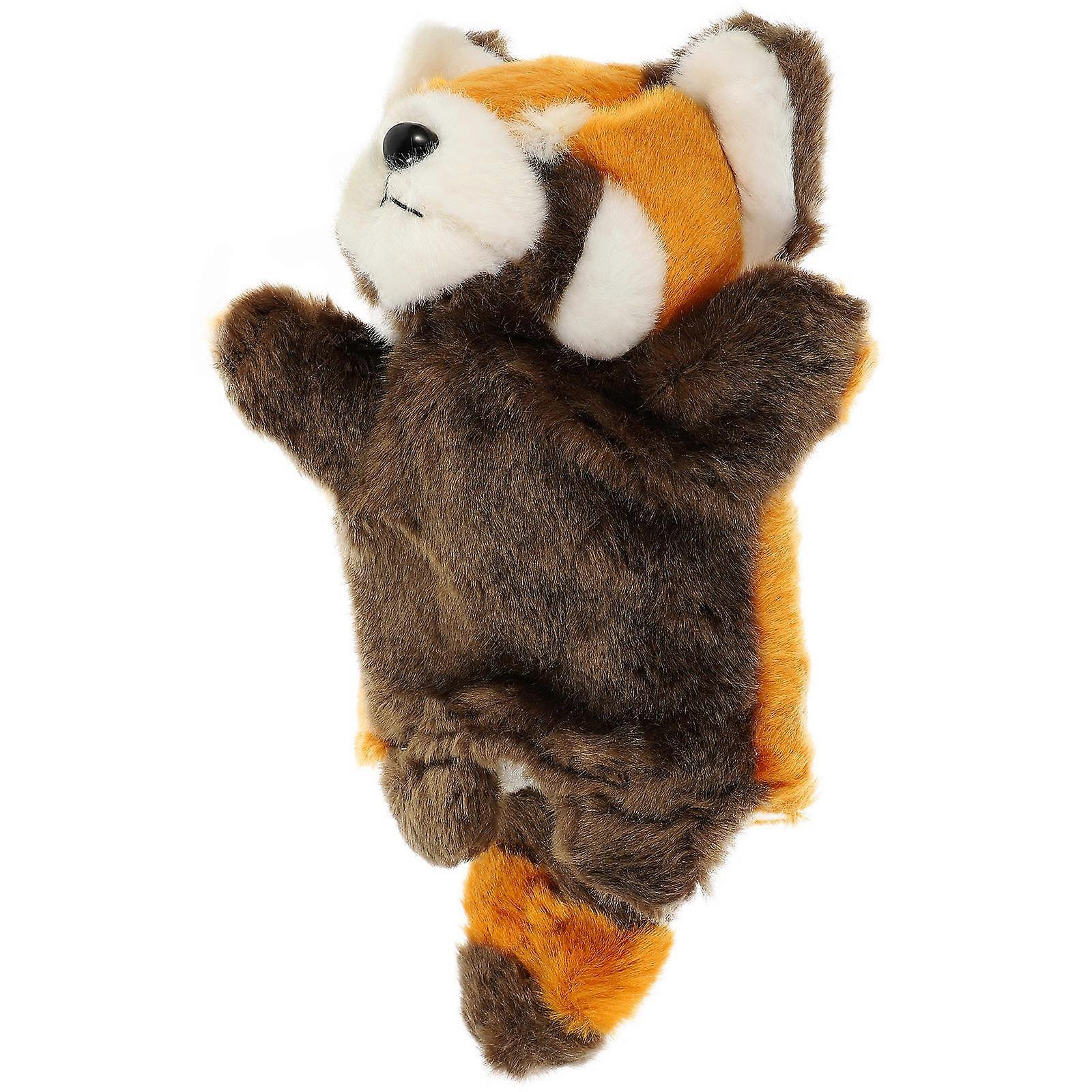 Toy Plush Hand Puppet Toy Hand-On Ability Development Golden 25X16X10CM Stuffed Animal 1Set
