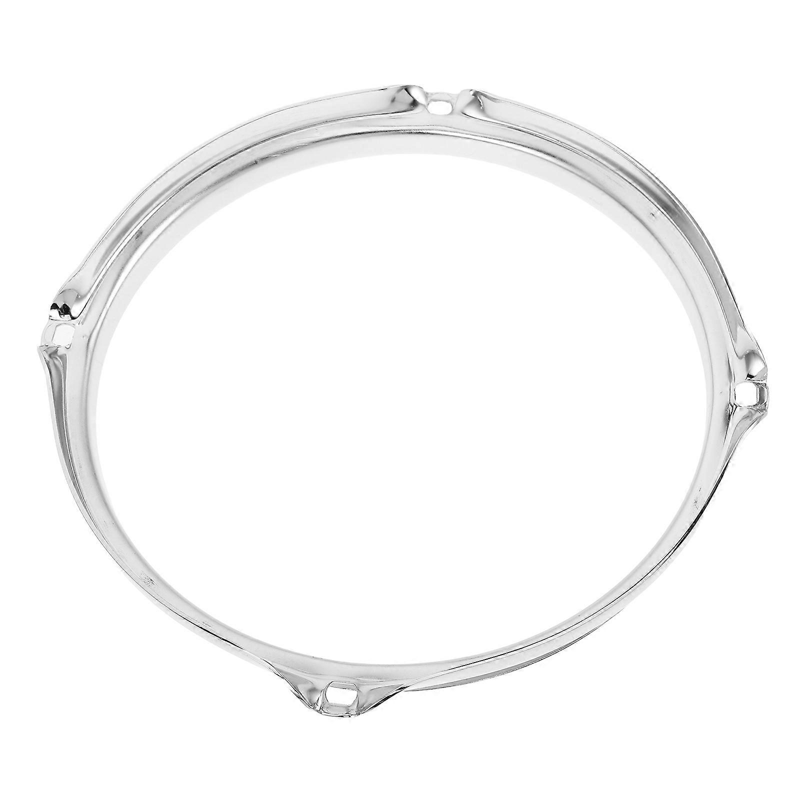 Black Bass Drum Hoop Replacement with Lug Mounting System for Stable Tom Drum Rim Clamp – Durable Performance Percussion Kit Accessory