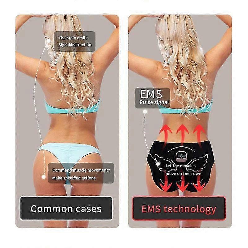 2025 Ems Hips Trainer With Remote Control - Buttocks Toner & Muscle Stimulator, 10 Modes, Usb Rechargeable, Elevate Hip Curves