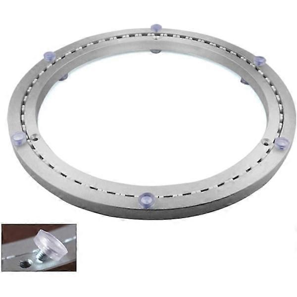 Metal turntable bearing, round swivel base, 360° rotatable, single row ball bearing, for heavy applications, 35cm