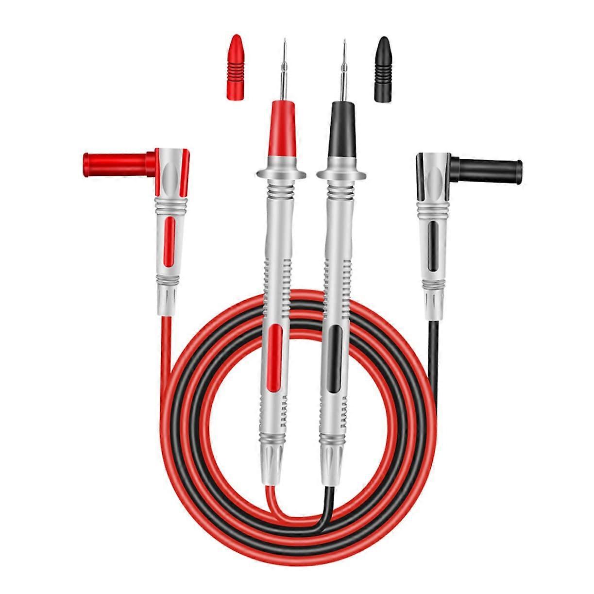 Multimeter Test Leads - 1 Pair Banana Plug Test Wires for Digital Multimeters - Precision Electrical Measurement Accessories