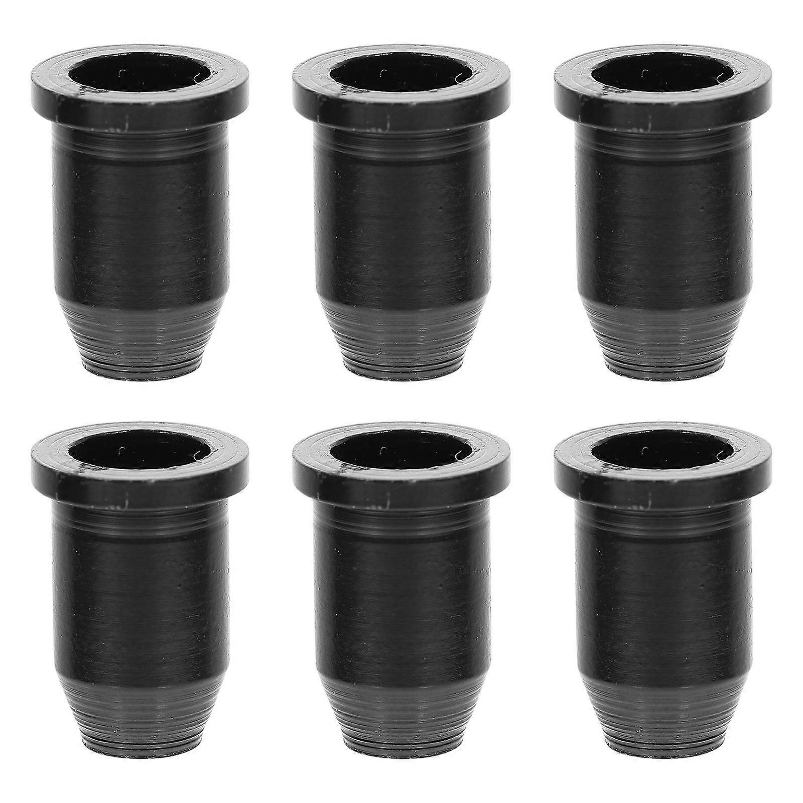 Guitar String Retainers Black Guitar String Buckles For Guitarists Resonance Improvement Increase 6Pcs