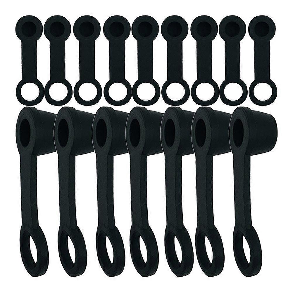 Rubber Protective Caps for Brake Bleeder Nipples Suitable for Bike Use Black Color 25pcs Universal Fit