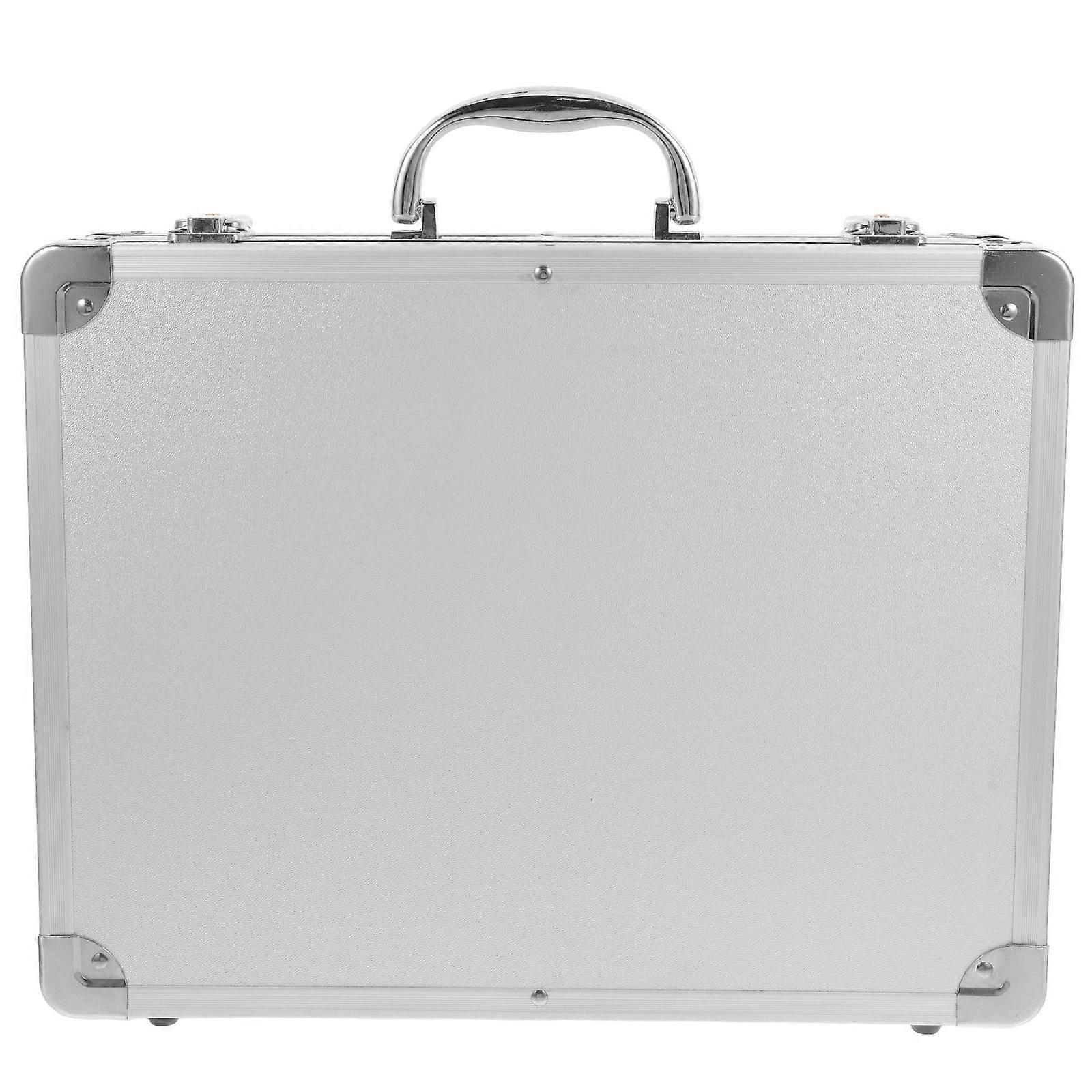 Aluminium Alloy Tool Box Handheld Storage Container For Tools 37X28.5X8.5CM Portable 1Pack