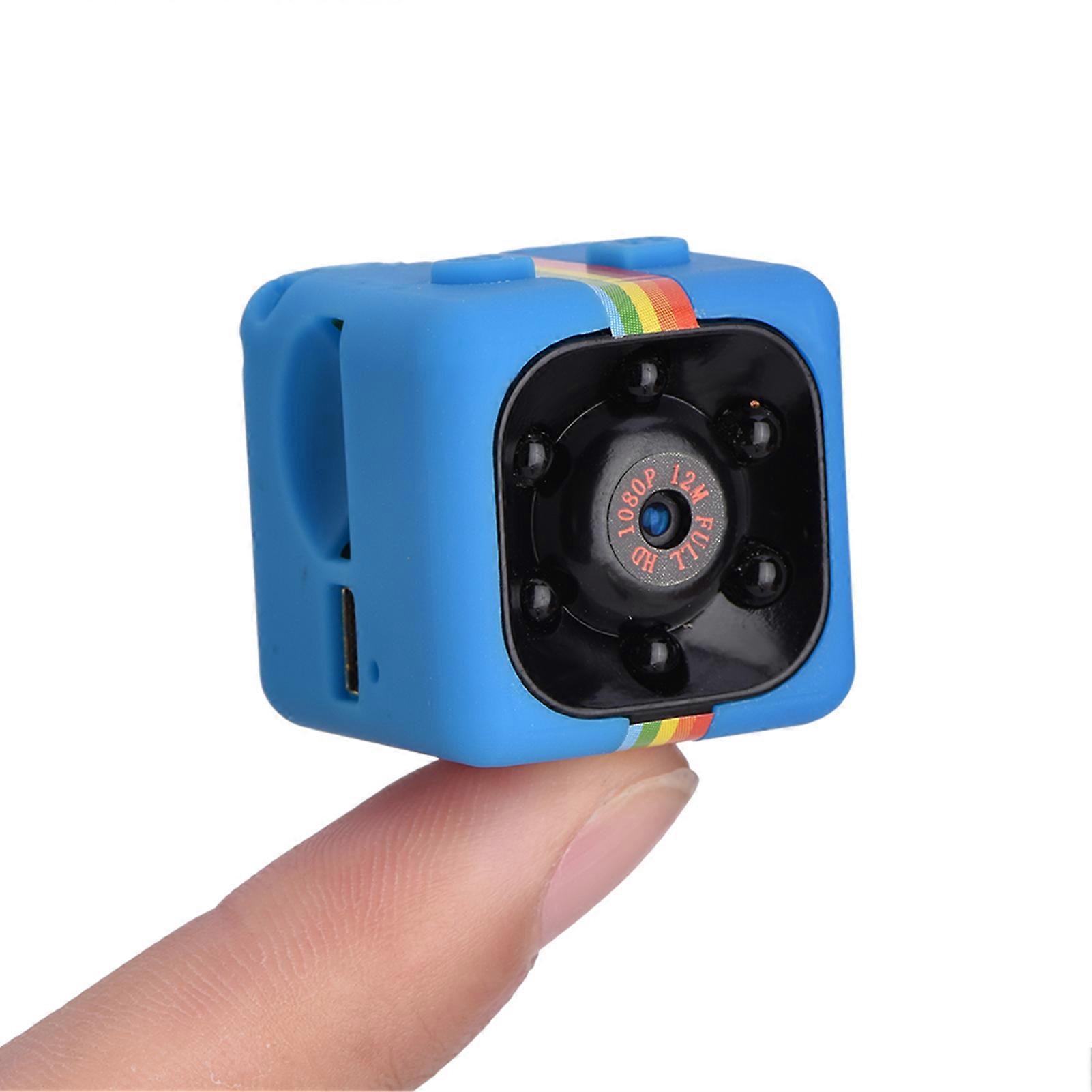 High Definition 1080P Camera Mini Night Vision IR Sports DV with Battery Inside (Blue)