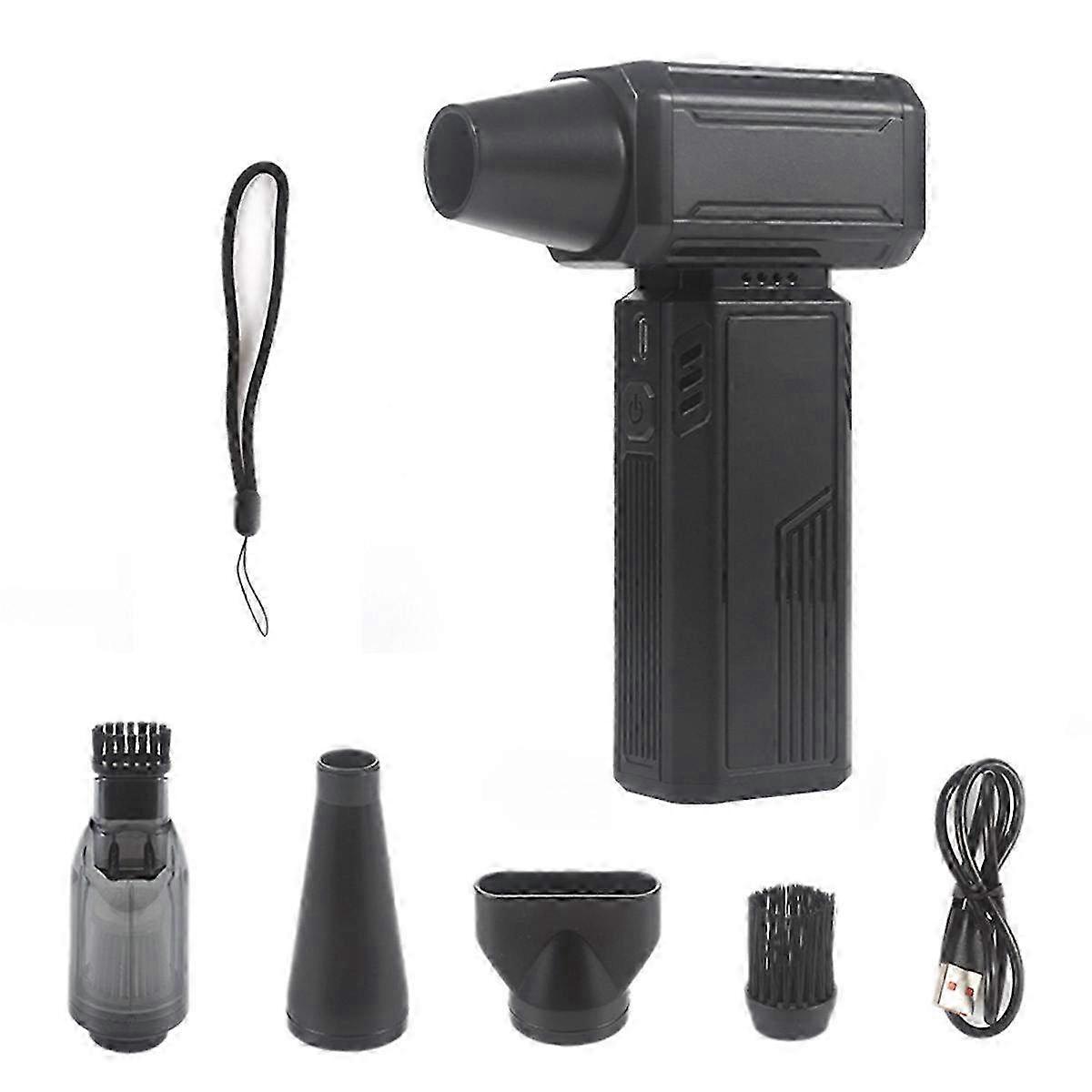 High-Speed Turbo Jet Fan Electric Air Duster & Air Blower - 130000RPM Powerful Cleaning Tool for Electronics & Hard-to-Reach Areas