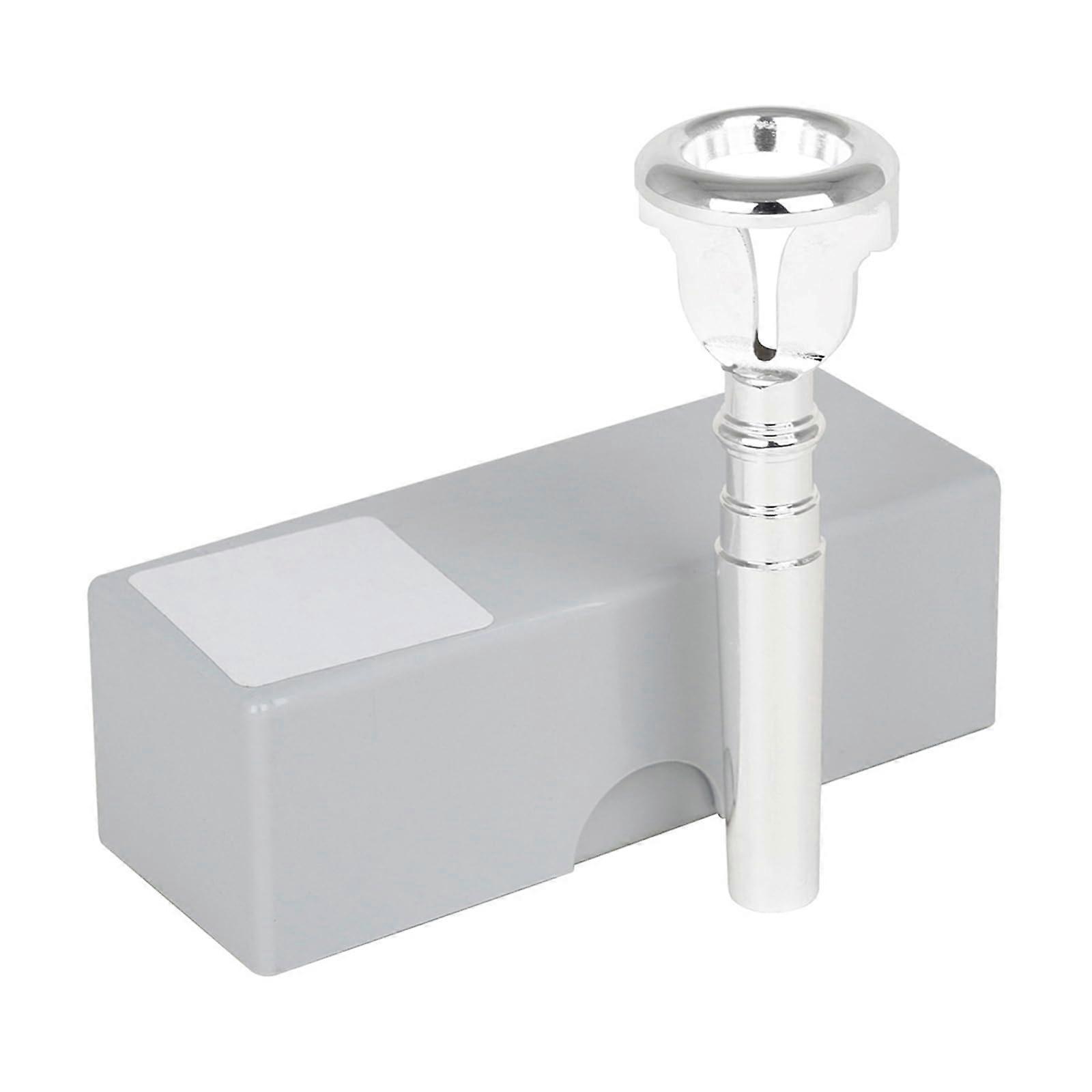 Professional brass trumpet mouthpiece, silverplated trumpet mouthpiece, instrument accessories for beginners Ref: 2932