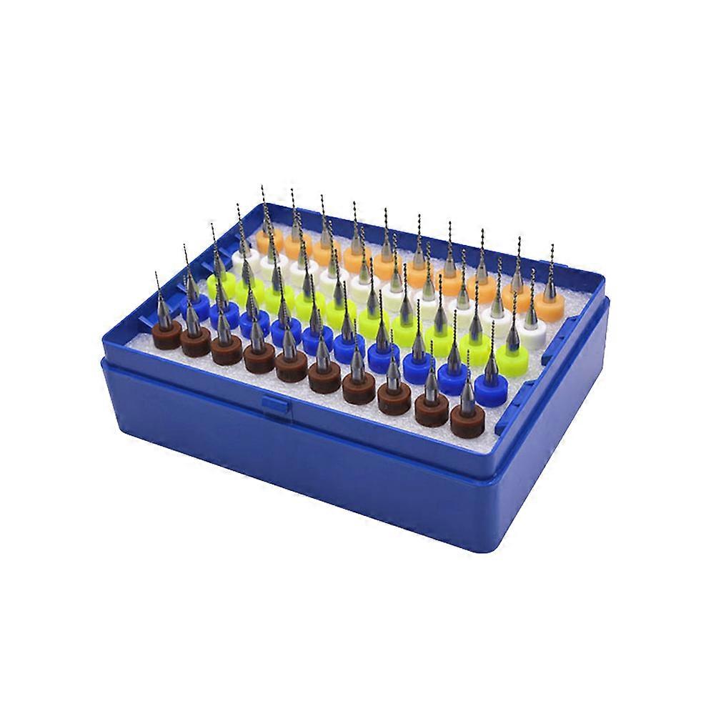 Mini Drill Bits PCB Drill Bits Carbide CNC Mold Making 0.9mm Engraving 50Pcs