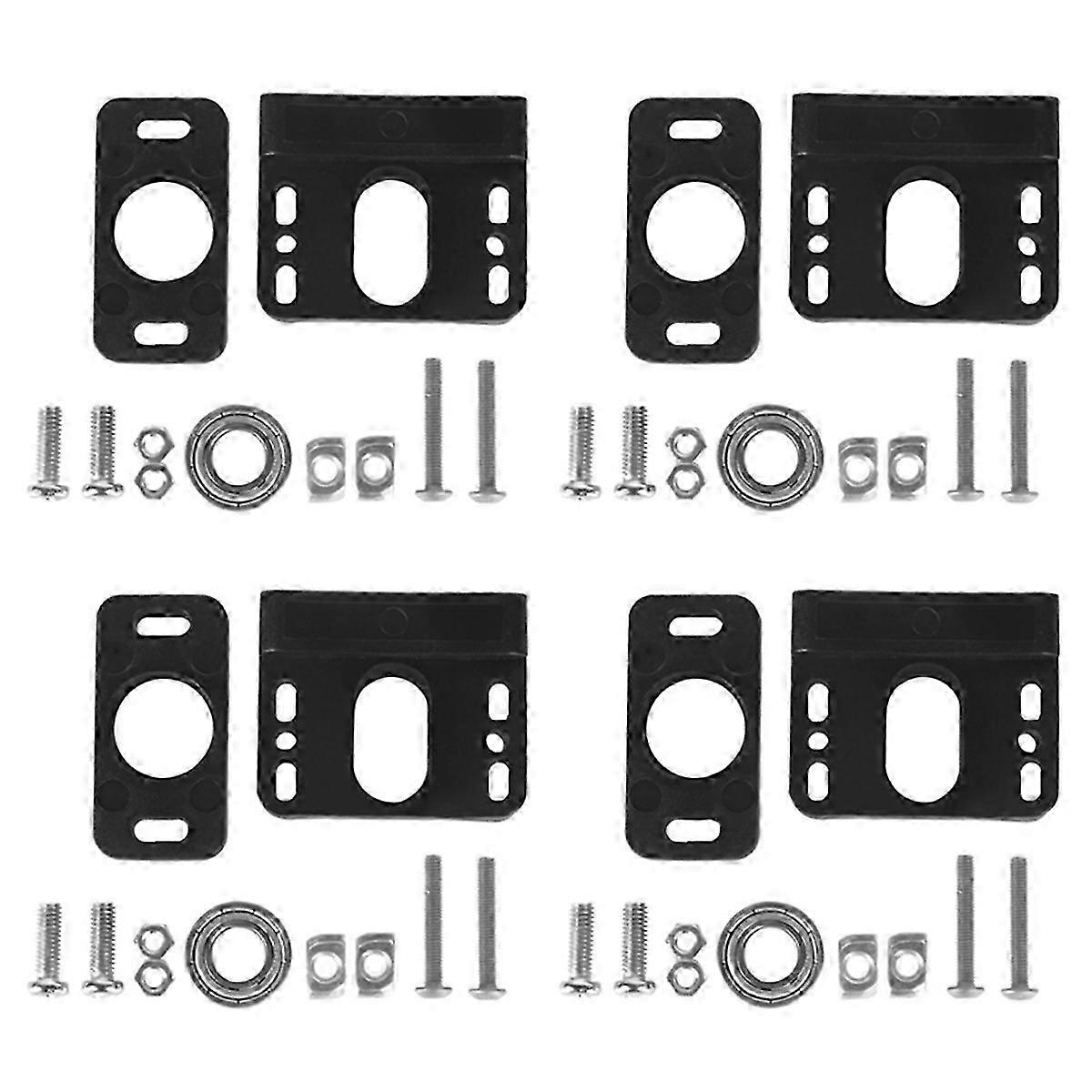 Z Axis Lead Screw Fixing Block for 3D Printers, T8 Z-Rod Bearing Holder, Set of 4