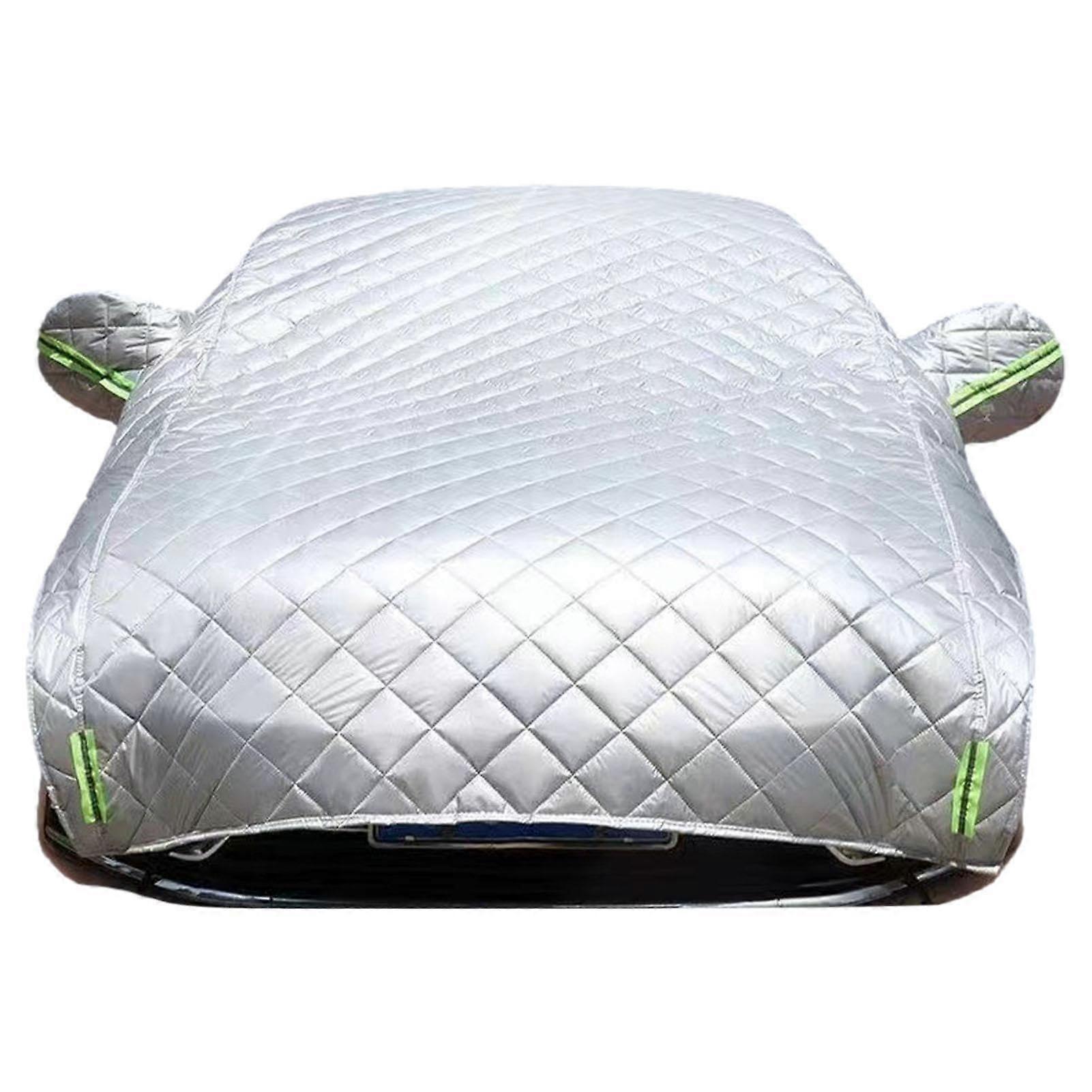 Hail Protection Car Tarpaulin, Waterproof Snow Cover for Hatchback, Dustproof Hail Blanket, Universal Size, Heavy-Duty Material
