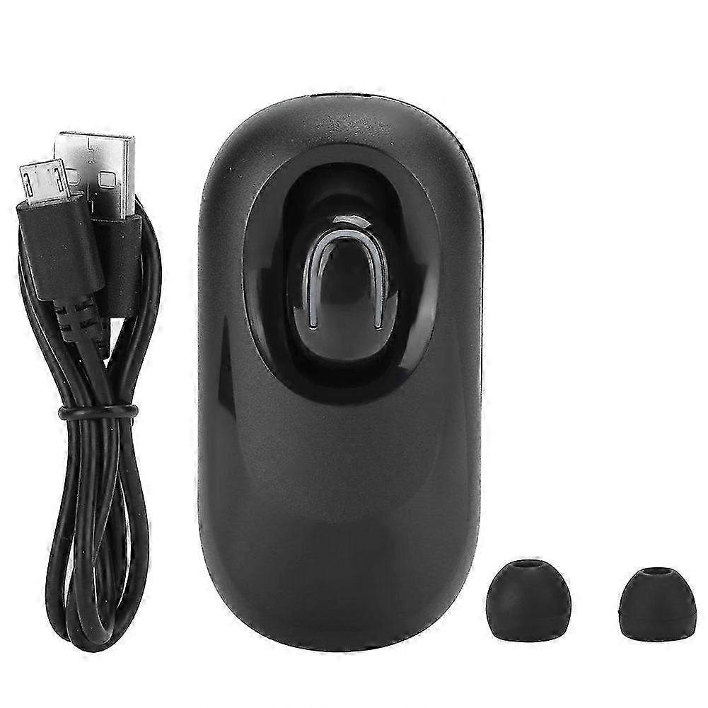 Solar-Powered Wireless Mini Earbuds with Bluetooth 5.0 - Single Ear Use for Hands-Free Vehicle Mounting