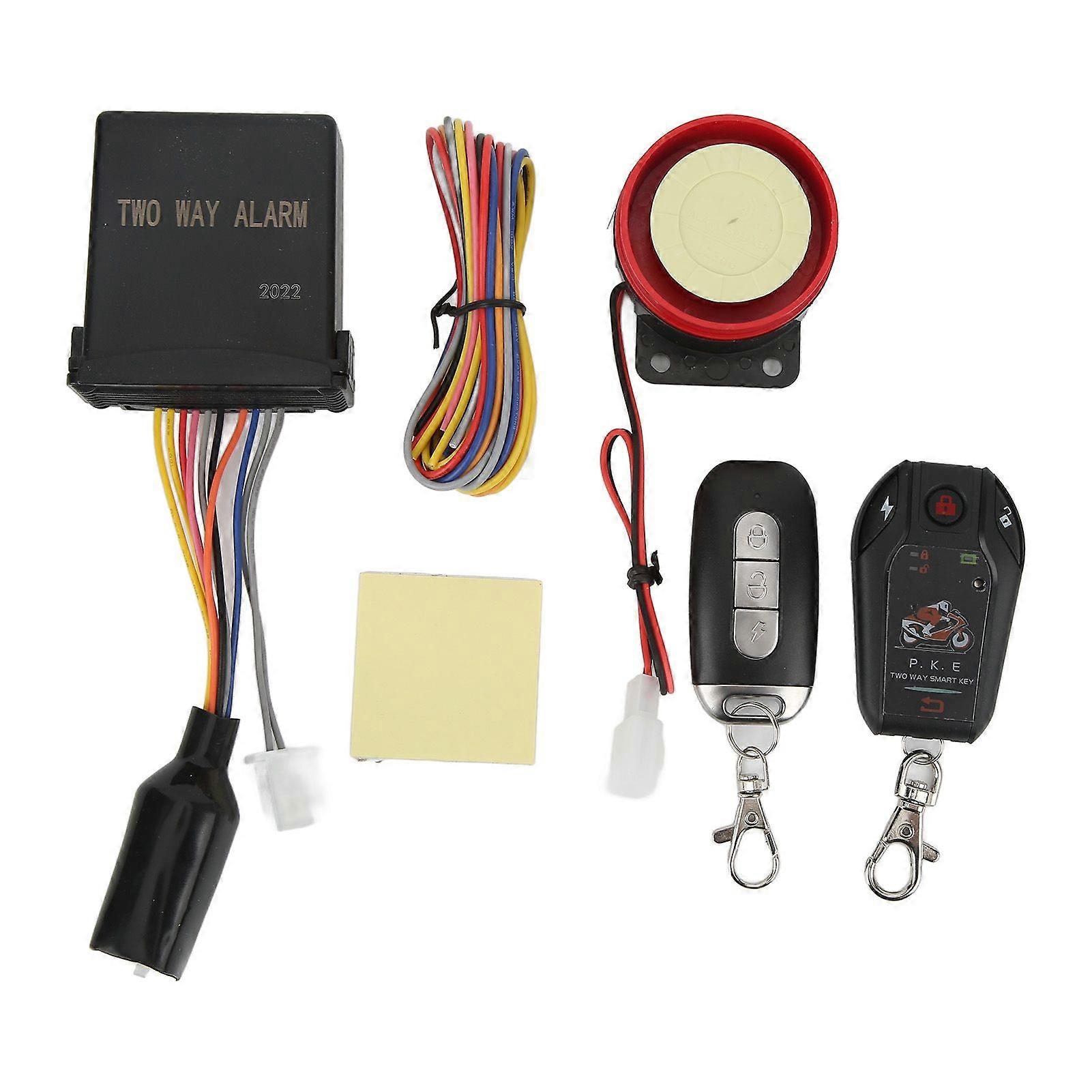 anti hijacking motorcycle alarm with remote engine start for ATV