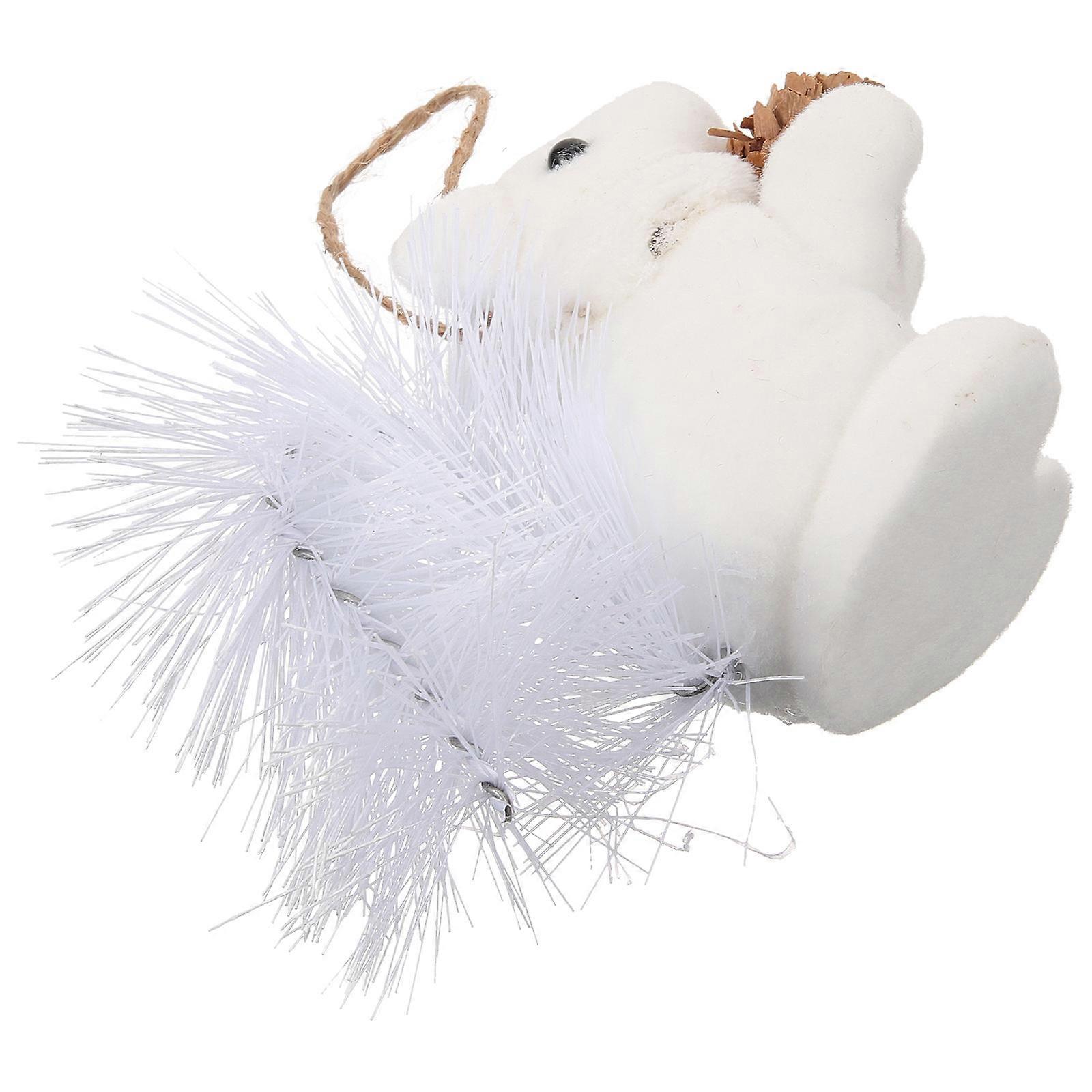 Chocolate Foam Squirrel Ornament for Christmas Tree Decoration Party Use Realistic Hanging Decor 4.5 Inches