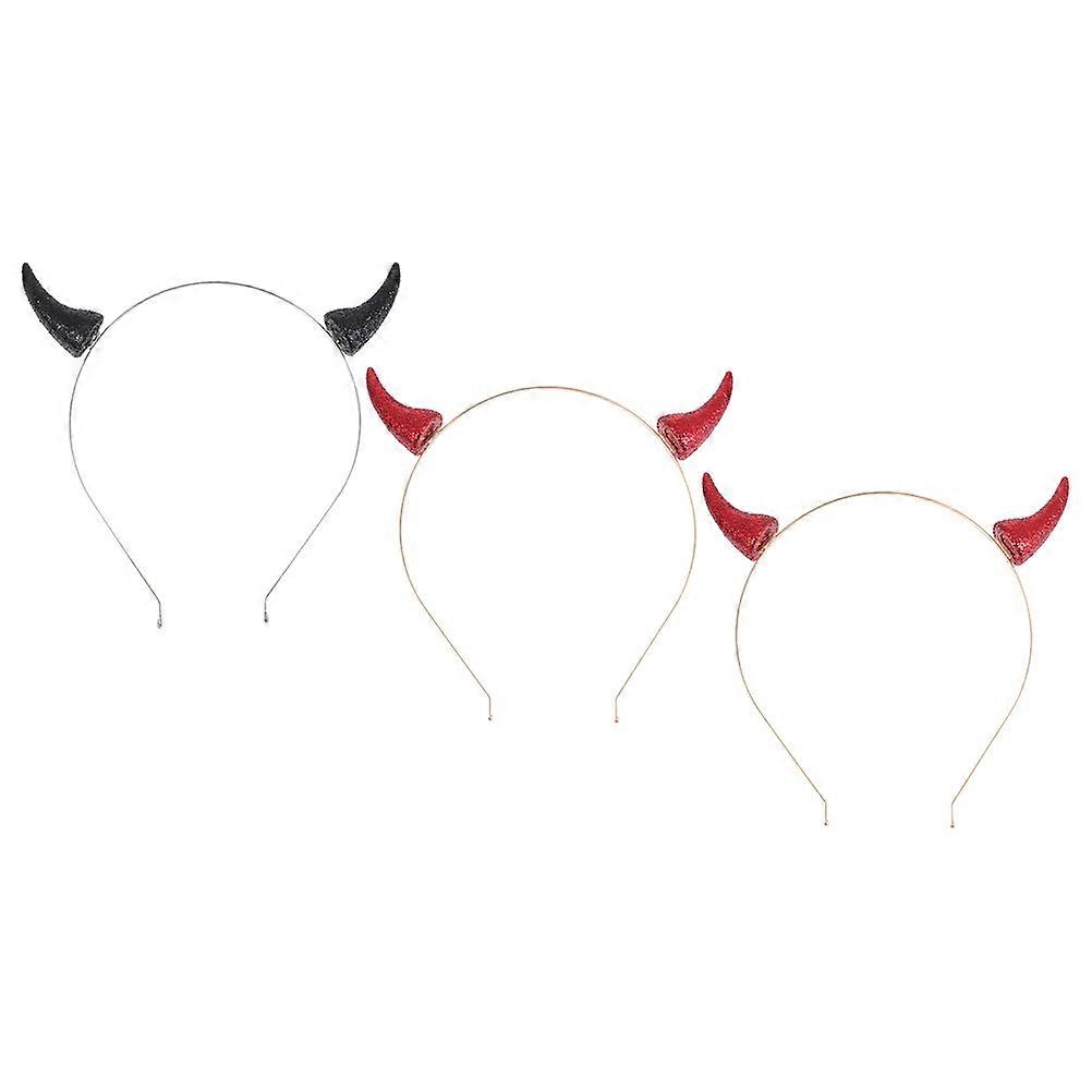 Costume Headbands for Halloween, Ideal for Themed Parties and Social Events, Deviled Look