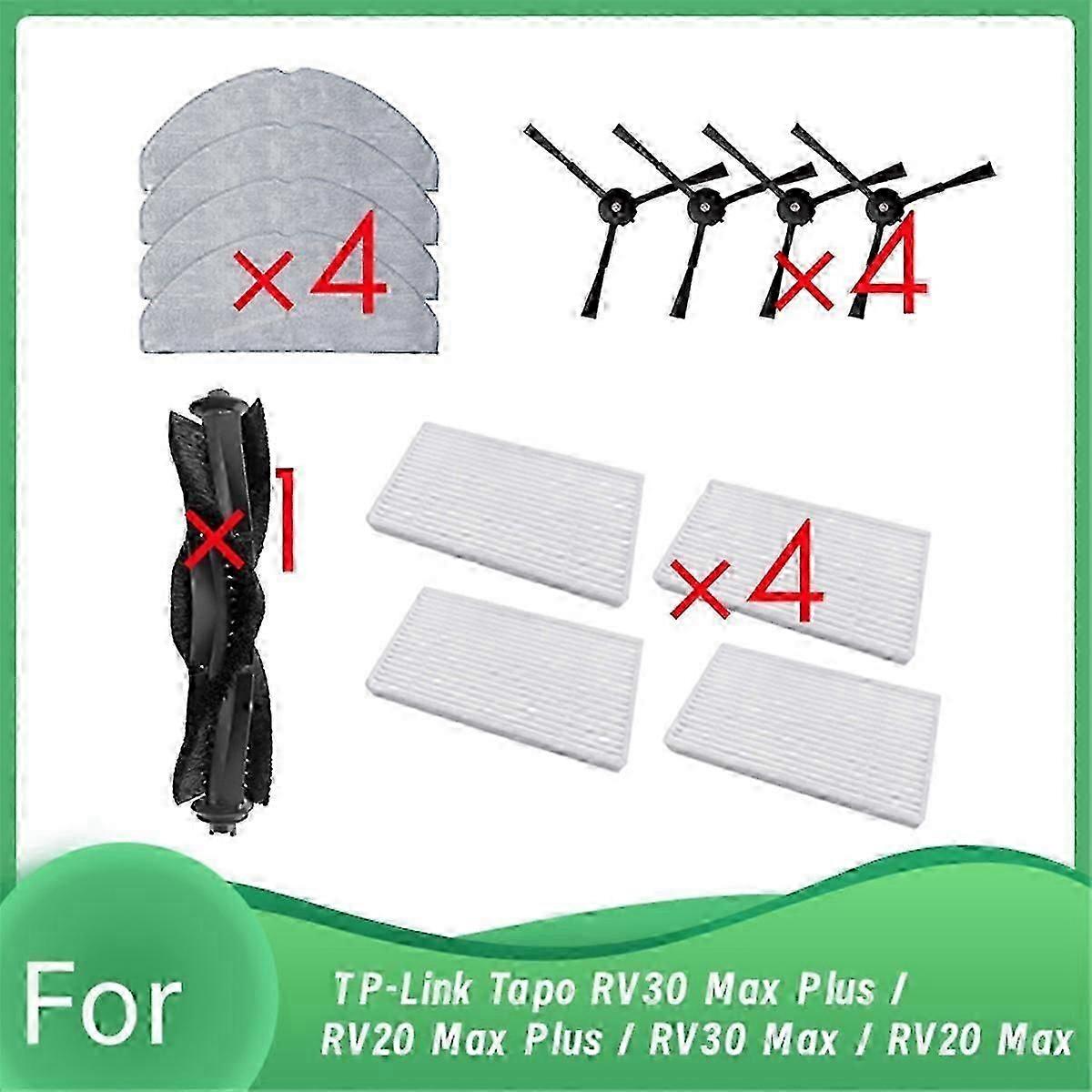 For RV20 Max Plus / TP-Link Tapo RV30 Max Plus / RV30 Max / RV20 Max Robot Vacuum Main Side Brush Mo