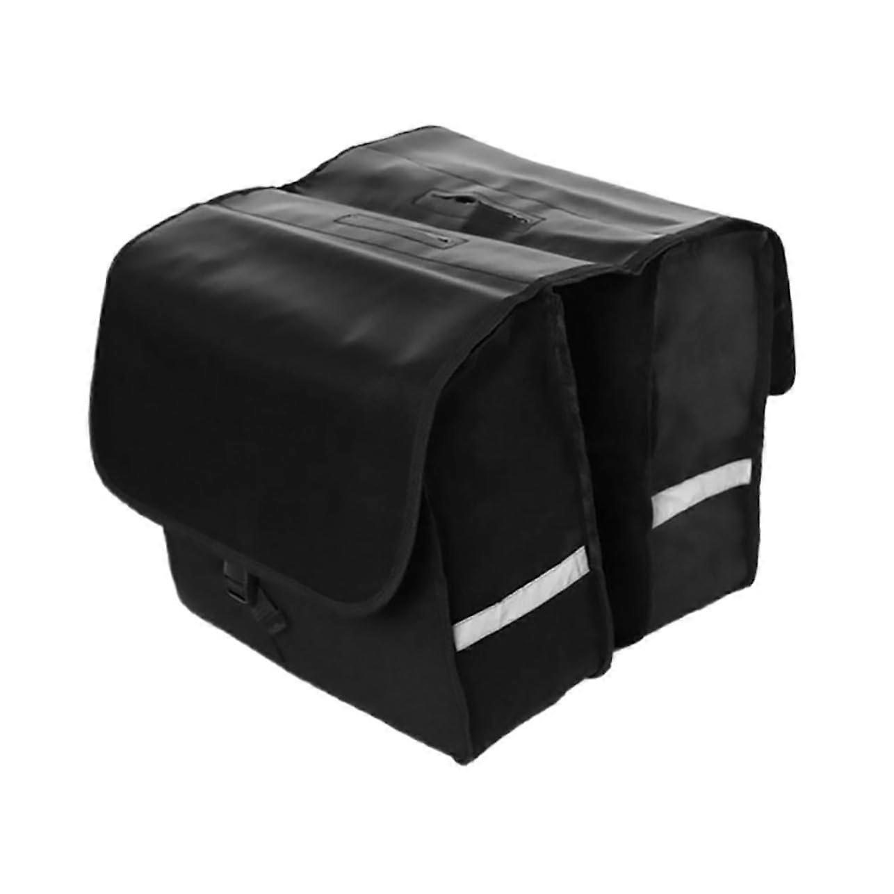 Waterproof Bike Bag Pannier with Large Capacity for Cycling and Shopping, Pannier Bag for Mountain Bikes Upgrade Black
