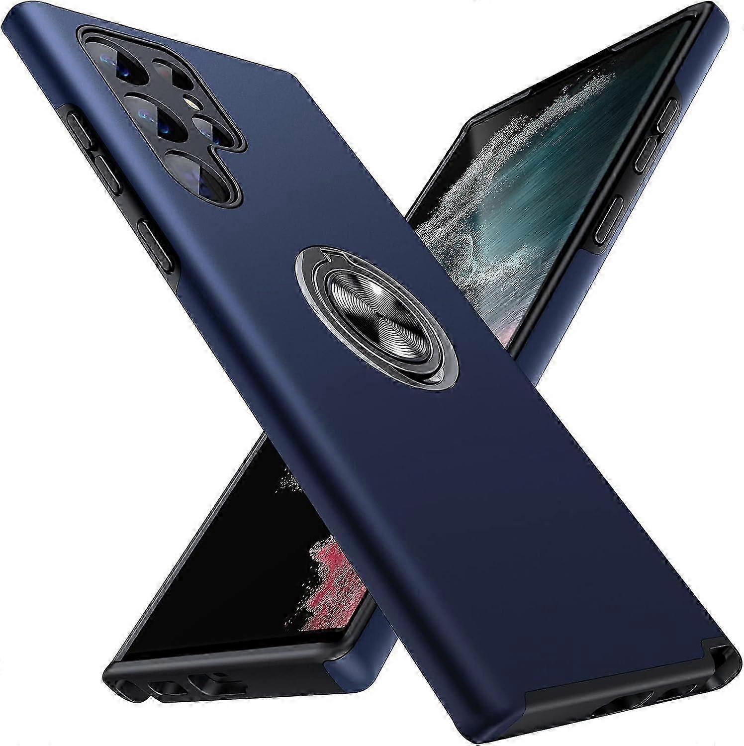 جراب لهاتف Galaxy S24 مع حامل حلقة مسند ، حماية من الدرجة العسكرية لحافظة Samsung Galaxy S24