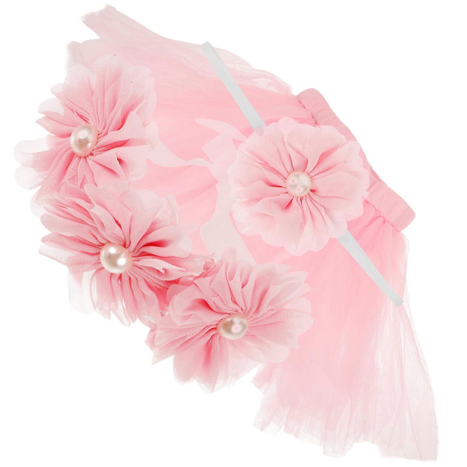 Fluffy Tutu Skirt Set With Flower Headband For Toddler Girls Designed For Photography Sessions In Adorable Style 1 Set