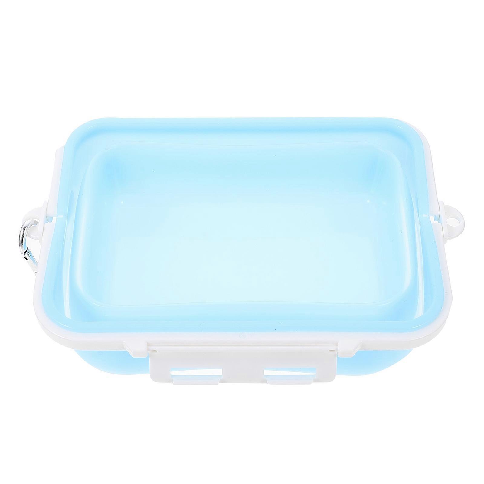 Reusable Food Storage Box Efficient For Refrigerator Storage 1500ml Temperature Resistant Rectangular 1Pack