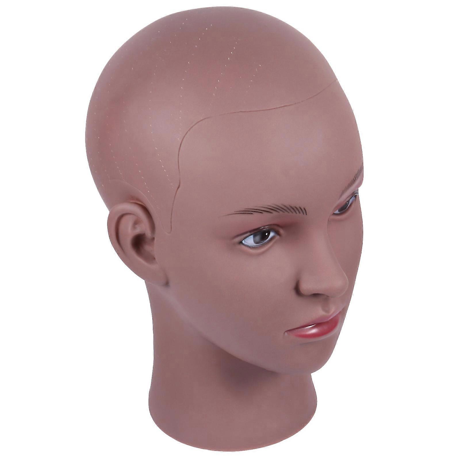 PVC Mannequin Head Display Stand for Hats Scarves Wigs and Glasses