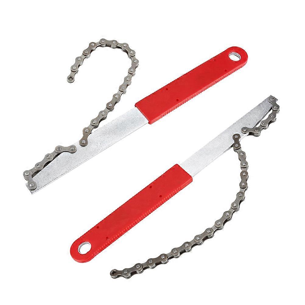 Red Bike Tool Kit For Mountain Bike Maintenance With Crank And Chain Removal Features 1 Set