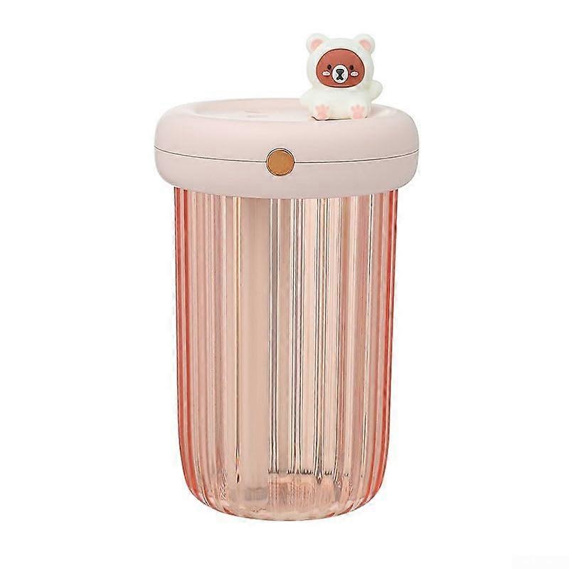 Humidifier Dual Spray Humidifier Home Office Aromatherapy Diffuser Atmosphere (Pink) Rosa