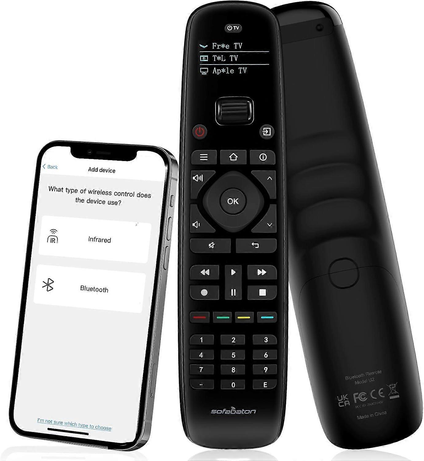 U2 Universal Remote (with Backlight), All-in-One Smart Universal Remote Control