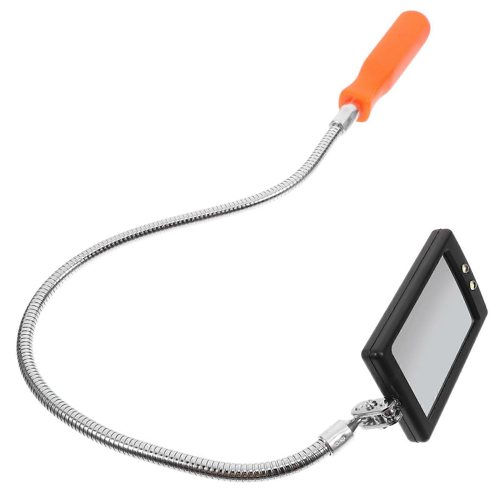 LED Inspection Mirror Under Car Bendable Flexible Mirror for Vehicle Repairs