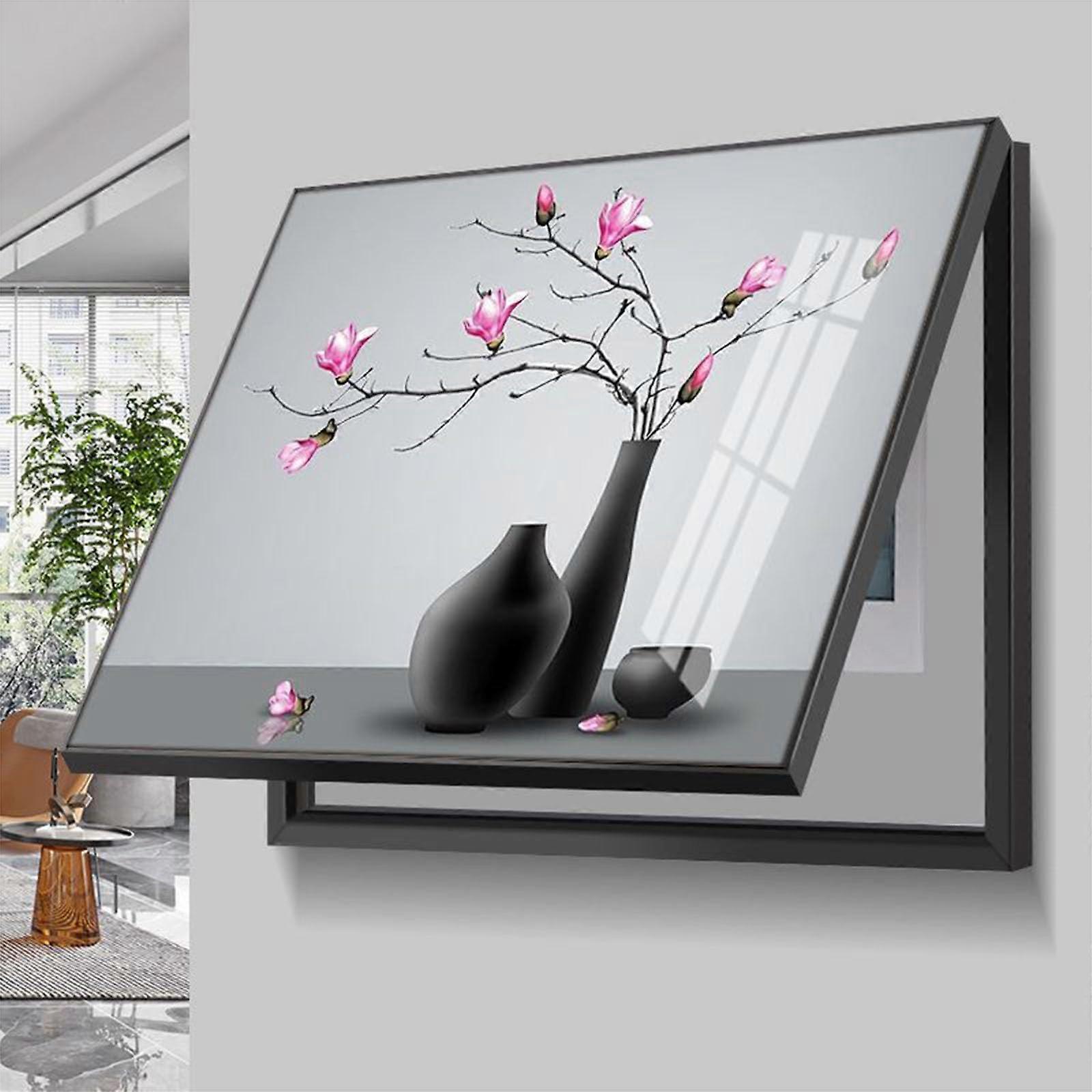 Decorative frame for electricity meter boxes, decorative box, flip meter box cover for your home, 05, 60 * 50cm