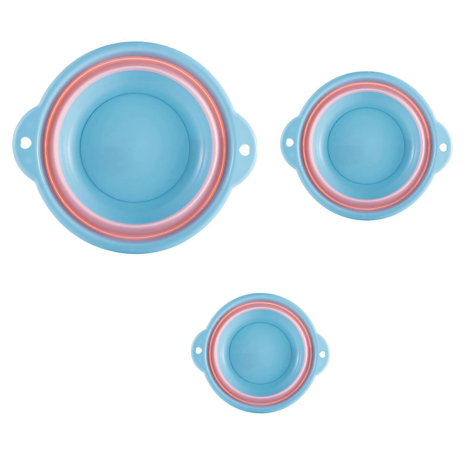 Multifunctional Portable Washbasin Telescopic Folding Silicone Plastic Basin 