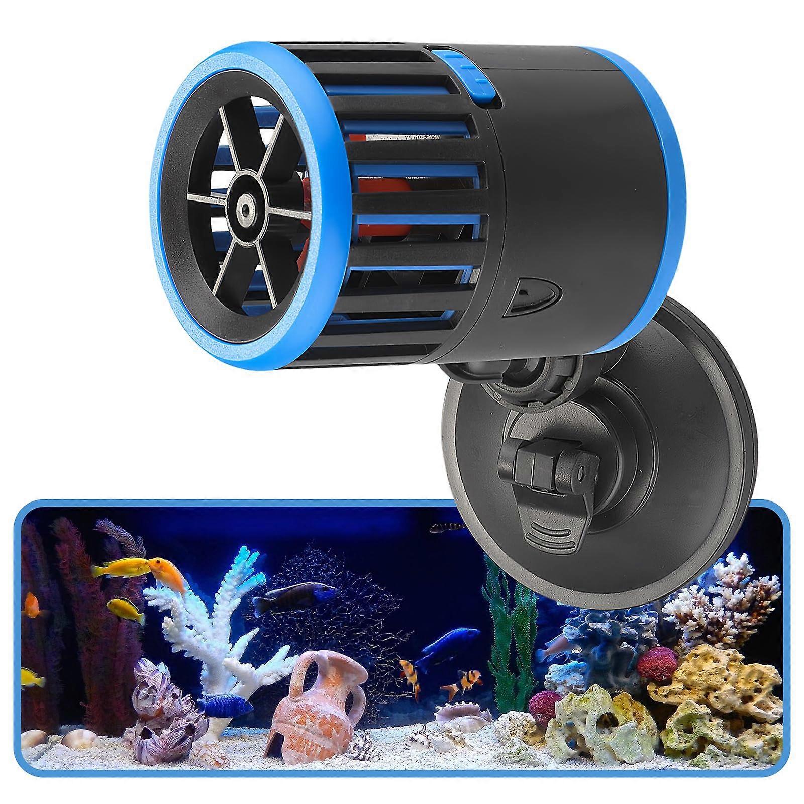 Aquarium Flow Pump, 7000 LPH Submersible Wave Maker with 360 Degree Rotating Head, Strong Magnet Suction Base, Ultra Quiet