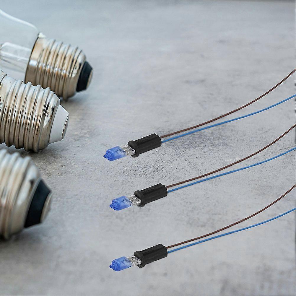 6 Pcs Mini G4 Bulb Socket Plastic Lamp Holder Low Voltage LED Light Bulb Base G4 Bulb Socket G4 Lamp Base Miniature Lamp Base Socket