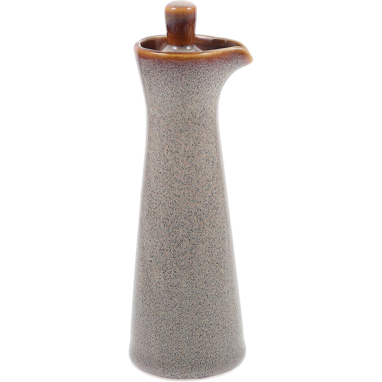 Japanese Style Condiment Bottle Multi-functional Oil Bottle Ceramic Seasoning Bottle