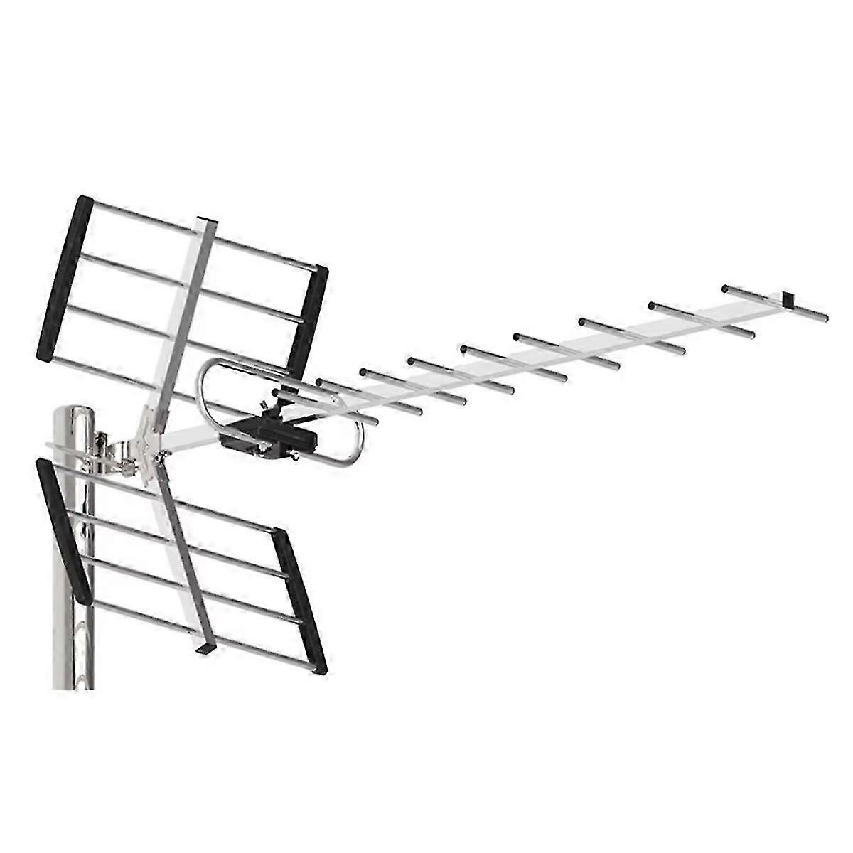 Outdoor Digital High-Definition TV Antenna HD with Up to 200 Mile Range Attic or Roof TV Antenna Free 4K TV Channels