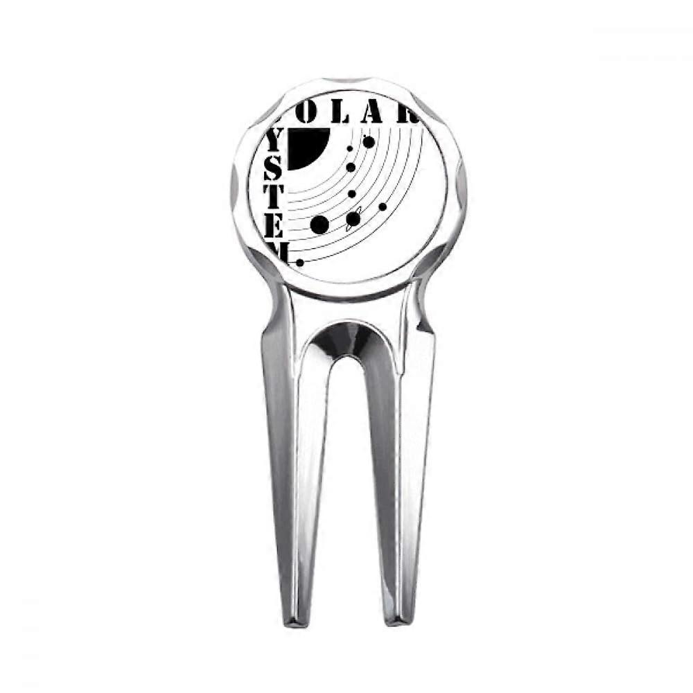 Local Planetary Trajectories Solar System Golf Divot Tool Golf Ball Marker Tool